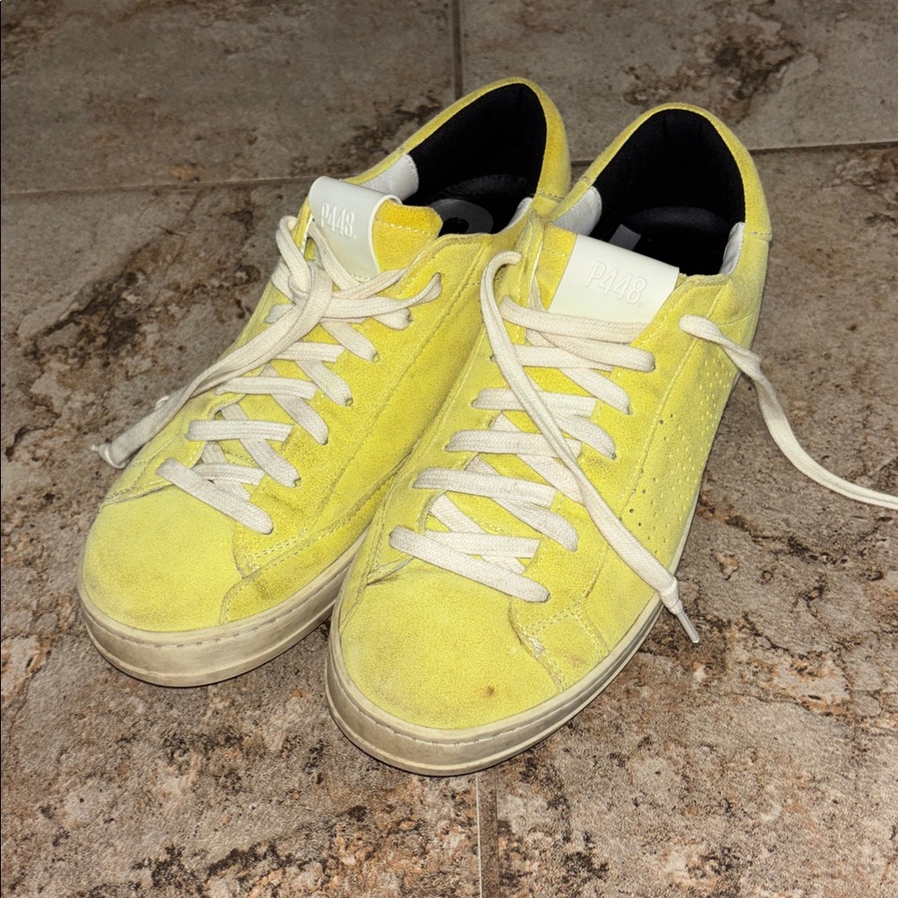 Neon yellow P448 John Sneakers